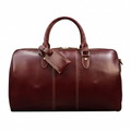 Le Sac de Voyage Le Marais – Cuir Bordeaux Patiné