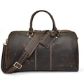 Le Sac de Voyage Le Marais – Cuir Marron Patiné