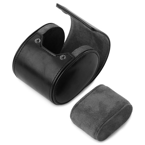 L'Écrin à Montre Vendôme – Cuir Noir Lisse